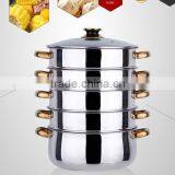 5 Layer Stainless Steel Steamer Pot thumbnail-2