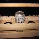 2016 Year China Suppliers Handmade Solid Wooden Beer Wine Glass Cup Servicing Holder Tray for Made in China Suppliers thumbnail-2