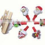 Hot New Products for 2017 Website China Supplier Wholesale Christmas Discount Painted Mini Wooden Clothes Pegs