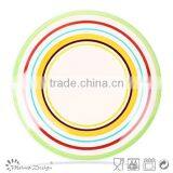 Cheap Colorful Stripe Ceramic Handpaited Plate and Dish thumbnail-4
