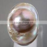 2014 Latest Fashion Cheapest Mabe Pearl Rings thumbnail-2