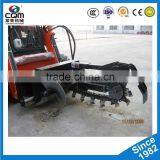 China Chain Trencher Working for Skid Steer Loader thumbnail-1