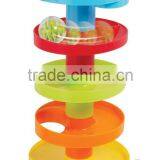 Dongguan Toy Early Childhood Colorful Toy Swirl Ball Ramp From ICTC Factory thumbnail-1