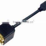 HDMI Plug To HDMI Jack And DVI (24+1) Jack Cable thumbnail-1