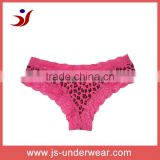 js-323 2014 Yougn pretty Girls Panty with leopard and lace