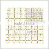 Kearing Brand 6.5"*6.5" Rigid Plastic Transplant Square Patchwork Ruler for Sewing Design#KPR65D thumbnail-3