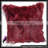 CX-D-17F Excellent Custom Design Rabbit Fur Pillow Cases thumbnail-3