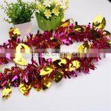 Good Quality Christmas Tree Decorations Tinsel Garland Colorful Large Indoor Decoration Wholesale thumbnail-2