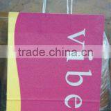 White Kraft Paper Bags Printed With Logo With Twisted Paper Handles thumbnail-1