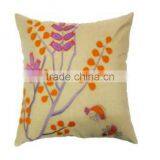 Fashion Embroidery and Multi Patched Cushion Cover thumbnail-1
