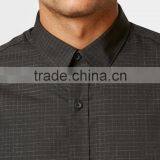 Cotton Hemp Blend Wholesale Plaid Shirts for Man thumbnail-2