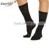 Seamless Comfort Diabetic Socks Crew Black thumbnail-1