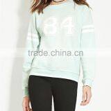 New Design Fashion Crewneck Printed Sweatshirt for Women thumbnail-1