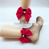 WS-20 2017 Bow Tie Harajuku Goth Punk Cool Female Hollow Fishnet Socks Dress Sexy Bowknot Fishnet Socks Women thumbnail-5