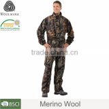 Fashion merino wool hunting military camouflag hunting uniform