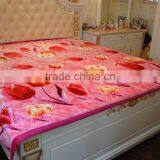 Beautiful Flower Print Flannel Blanket thumbnail-1