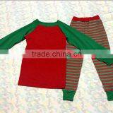 2017 New Design Comfort Kids Green Striped Family Christmas Pajamas Baby Toddler New Year Children Pajamas Sets thumbnail-4