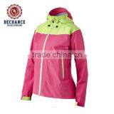 YF095 Fashion Softshell Breathable Lady Hooded Jacket thumbnail-1