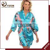 Satin Wedding Robes Silk Bridal Party Bathrobes Robe de Soiree RS1-0017 thumbnail-1