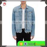 2017 Hot Sale Jean Jacket Wholesale Denim Jackets Plain Denim Jacket for Men thumbnail-1