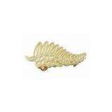 Zinc Alloy Custom Shinny Gold Leaf Personalized Lapel Pins for Promotional and Gifts thumbnail-1