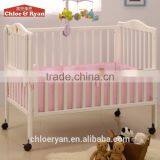 Wholesale Solid Wood Multifunction High Quality Bed Baby Cribs thumbnail-2