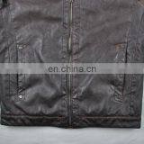 2015 Lastest Fashion High Quality Cheap Leather Chinese Jacket thumbnail-5