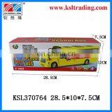 Cartoon plastic electric mini bus toy for good sale