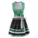 Green Classical Dirndl Trachten German Oktoberfest Bavarian Traditional Dirndl For Women (German Bavaria Dirndls) thumbnail-1