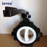 INVCO DN40-DN400 Lug Type Butterfly Valve With Handle ,butterfly Valve for Oil and Gas thumbnail-2