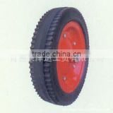 durable specification standard high quality rubber wear-resisting solid rubber wheel YSO012