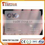Free Samples Pvc Business Transparent Clear Card thumbnail-5