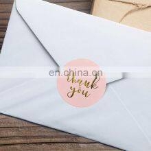 Custom Printed Logo Label Sticker for Packaging Waterproof Sticker Roll Round Stickers thumbnail-4