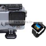 Ambarella A7LA50 Chip OV4689 Image Sensor 1080P@45FPS FHD Waterproof Sports Camera 2.7K@30FPS With 1.5" RF Watch Remote Control