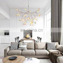 Chandelier Stylish Tree Branch Chandelier Sputnik Firefly Adjustable Indoor Hanging LED Ceiling Light thumbnail-4