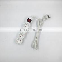 Yiwu Ingelec Brand Electrical Socket Extension, Power Switch Socket Strip With 1.5m,3m,5m Cable