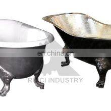 China Best Simple Deep Classical Freestanding Drop-in Cast Iron Enamel Bathtub thumbnail-4