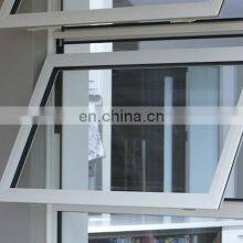 AS2047 CE Drop Arm Window Awning Double Tempered Frosted Glass Awning Window With Stainless Steel Mosquito Screen thumbnail-2