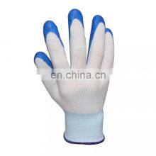 Outdoor Construction Labor Protective Safety 13G Knitted PU Coated Cut Resistant Work Glove thumbnail-2