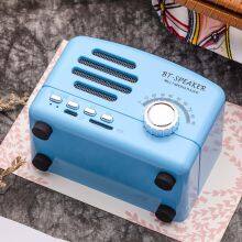Bluetooth Speaker Mini Radio Wireless Retro Speaker Outdoor Portable Mini Speaker thumbnail-3
