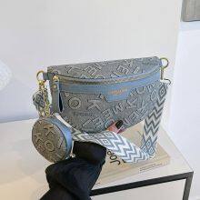 New Korean Style Crossbody Chest Bag for Women High-End Summer Versatile Shoulder Bag With Polyester PU Lining Wholesale thumbnail-1