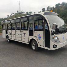 Powerful 14-seater Enclosed Gasoline Sightseeing Vehicle With Gasoline Engine, Suitable for Mountain Scenic Areas and Long-distance Shuttle thumbnail-1