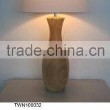 2016chinese Factory Newest Design Raw Wood Table Lamp , Simple Table Lamp thumbnail-2