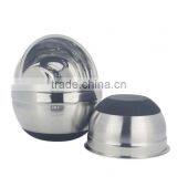 Stainless Steel Mixing Bowl 3pcs Set With Non-slip Silicone Base With Lid thumbnail-3