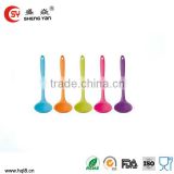 south China endurable silicone soup ladle with stainless steel kitchenware by factory