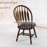 RCH-5006-2 Solid Wood Dining Chair Peacock Chair Brown Windsor Chair thumbnail-3