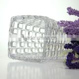 Hight quality tall clear glass vase for wedding