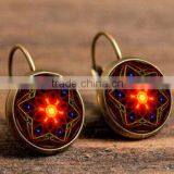 Most Beautiful Chinese Jewelry Flower Stud Earrings thumbnail-4