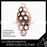 Ring Gold Plated Gemstone Stone Gold Plated Gemstone Jewlery thumbnail-1