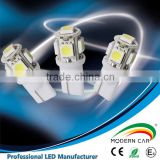 Factory supply long life span T10 LED 5050 chips 5smd LED auto lights on sale